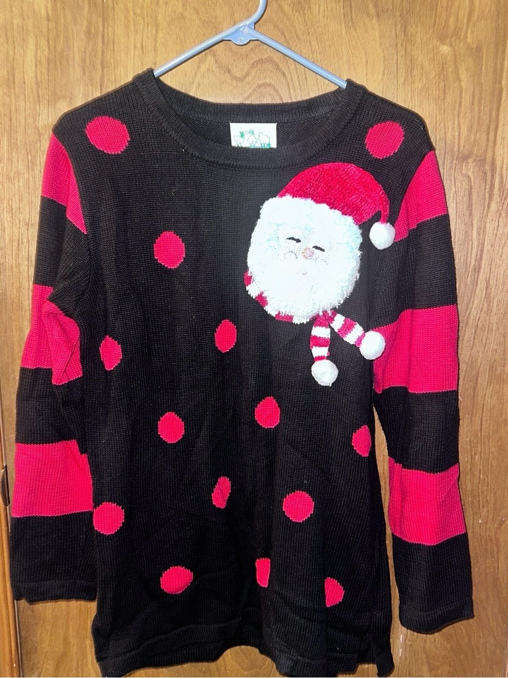 Vintage Quacker Factory Santa Ugly Christmas Sweater Sz S